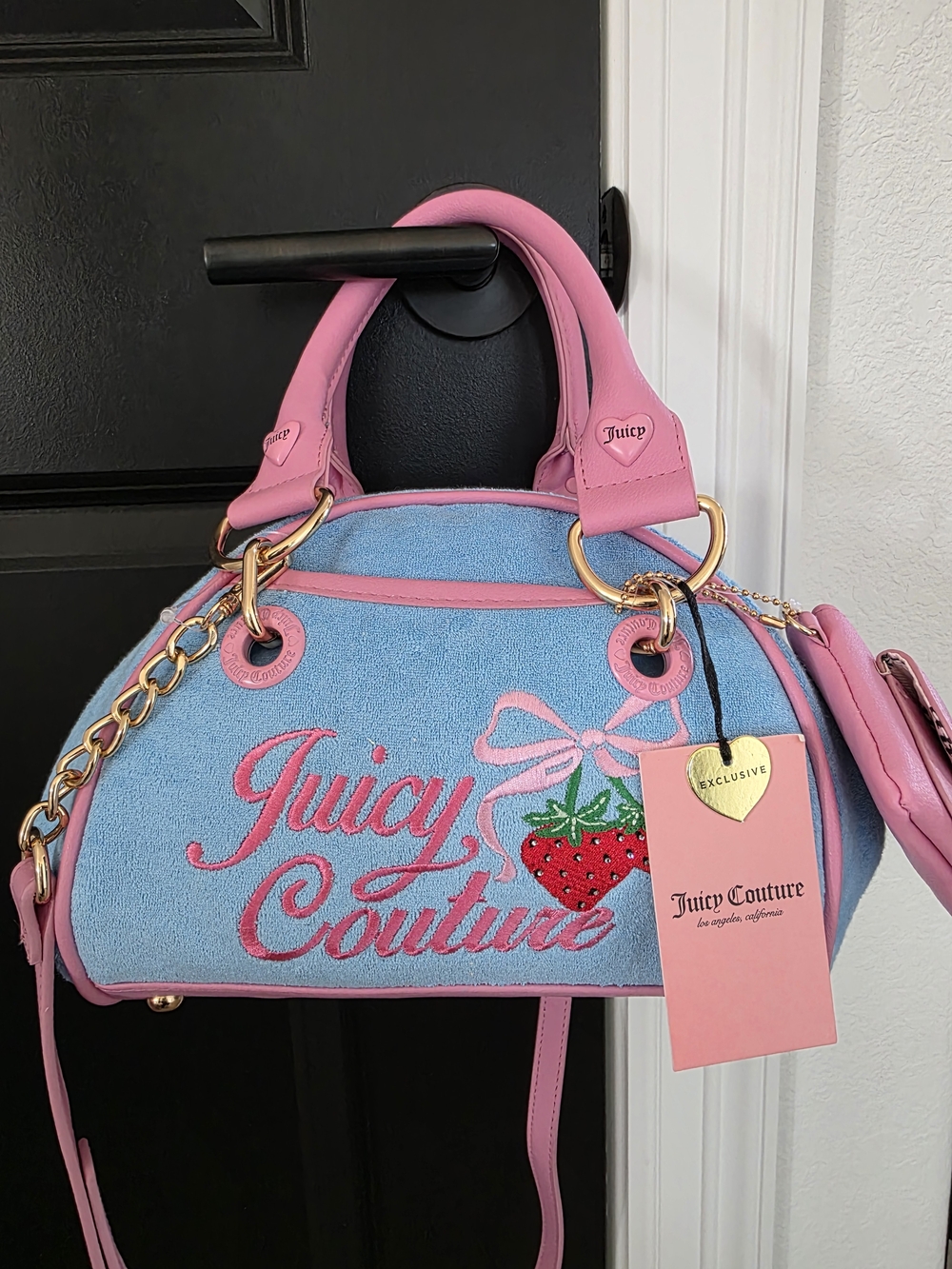 NWT Juicy Couture Retro Strawberry Satchel